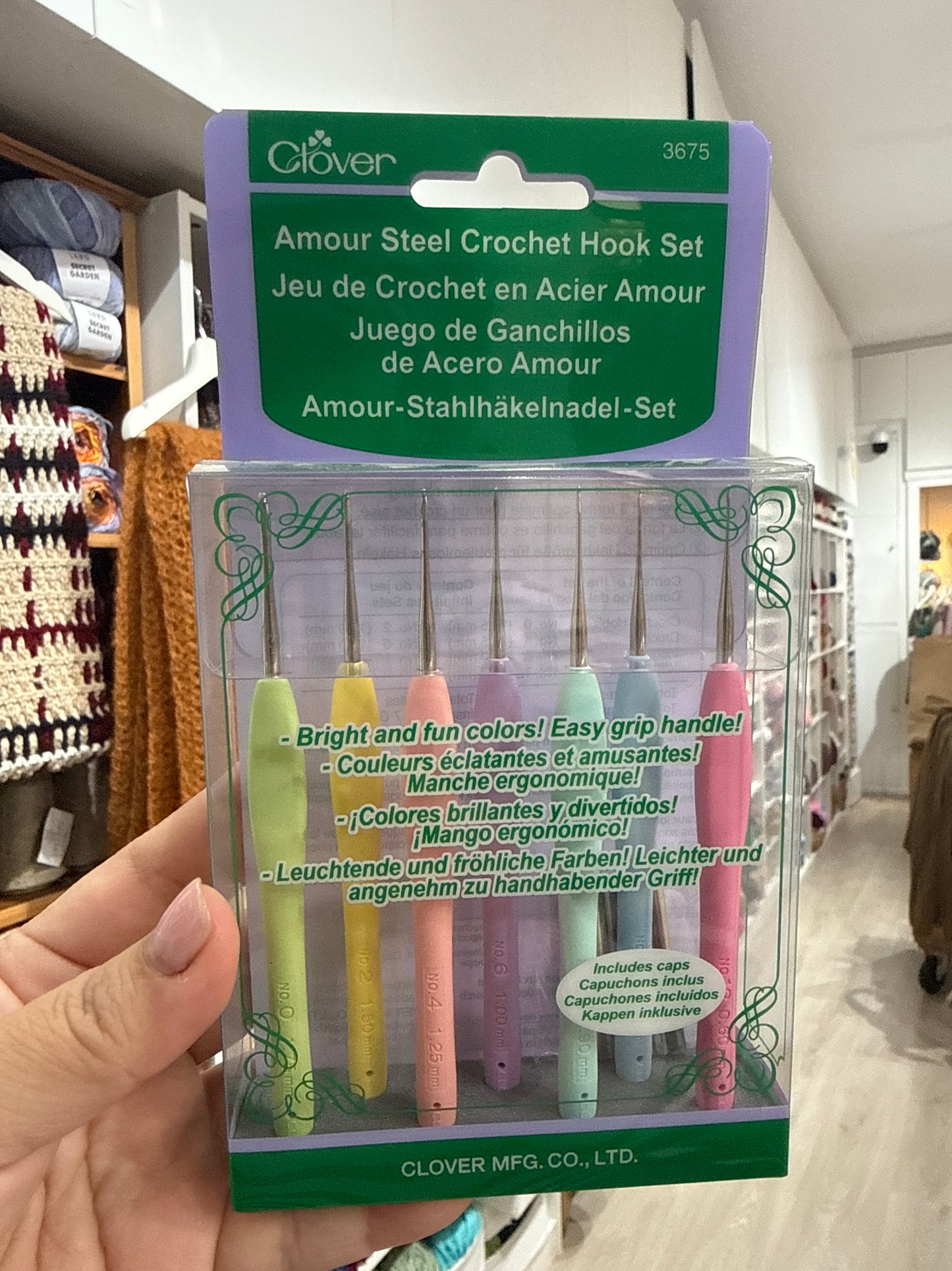 Libro - CLOVER AMOUR SET DE GANCHILLOS
