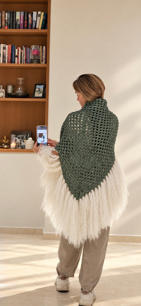 Taller Chal al crochet XXL (edición otoño) - Sábado 7 de Noviembre de 10h a 13h.
