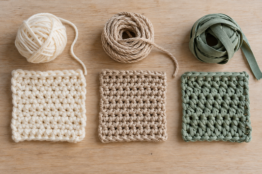 Qué hilo elegir para un bolso de crochet: guía práctica
