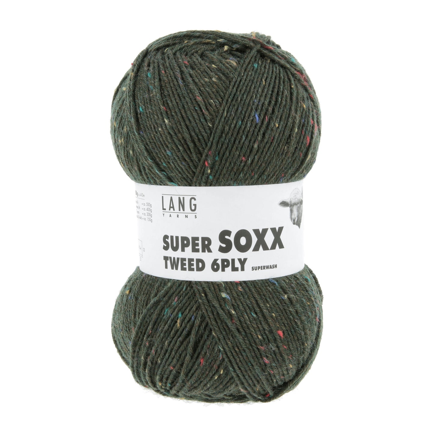 LANG -  SUPER SOXX TWEED 6PLY