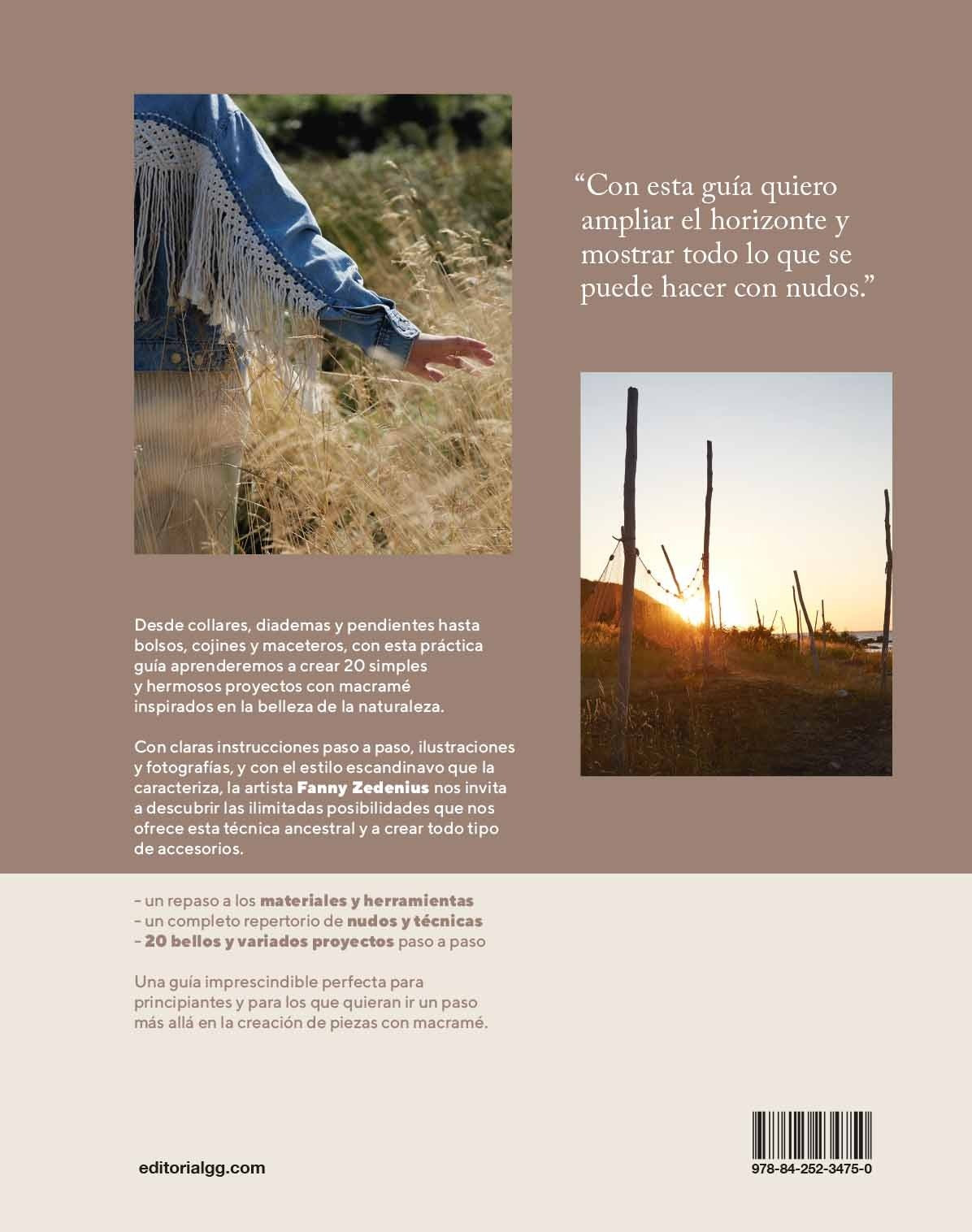 LIBRO Macramé:Accesorios  - Fanny Zedenius - Ed. GG