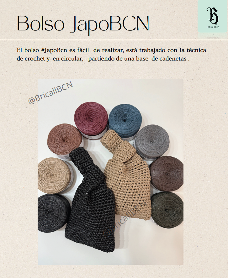 Kit Bolso Japo BCN -  Eco Bag de Lane Mondial