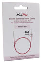 KNITPRO  Cable de acero giratorio 360