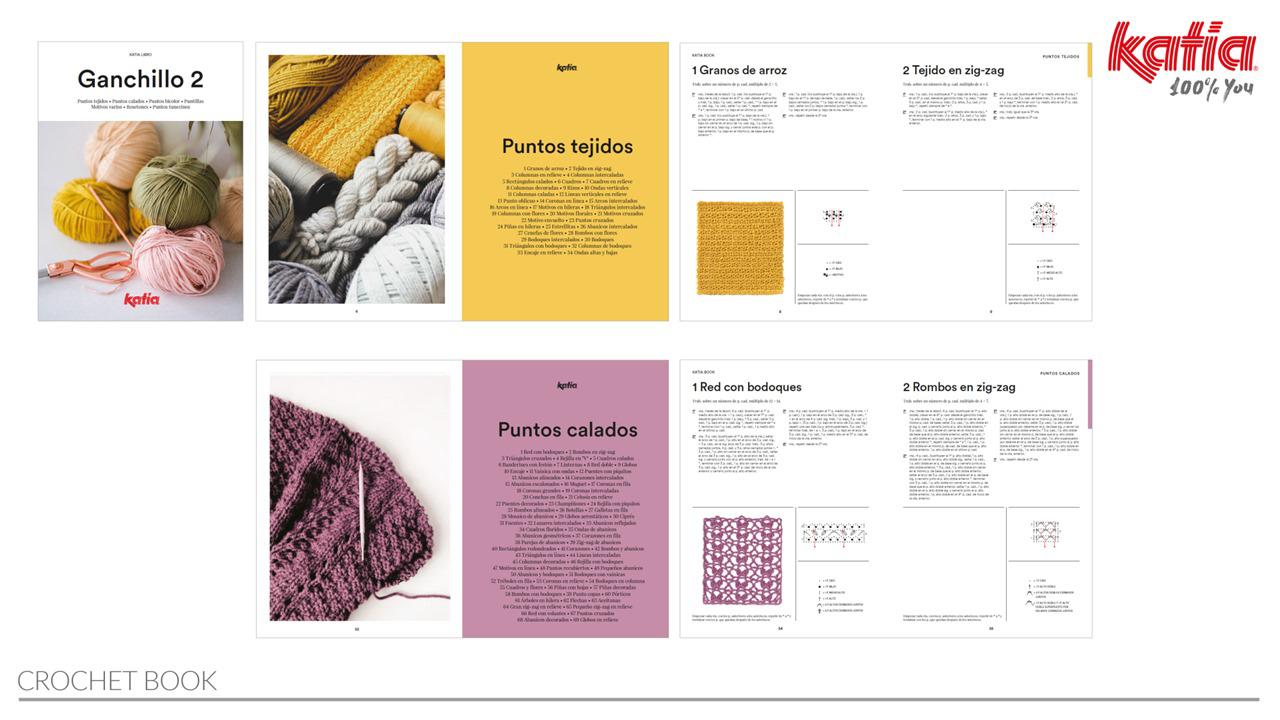 LIBRO Todos los puntos de ganchillo 2 - KATIA