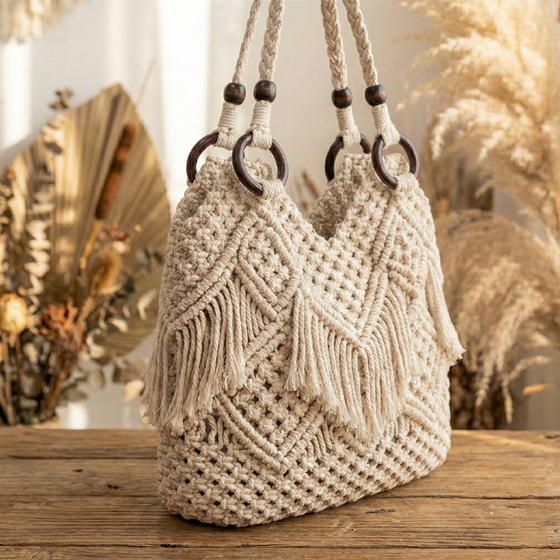 NM - Asa macramé 50 cm. - 2 pcs