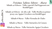 Cargar imagen en el visor de la galería, Taller especial Chal Pepperoni con KnitandPepper - - Sábado 22 de Febrero de 10h a 13h
