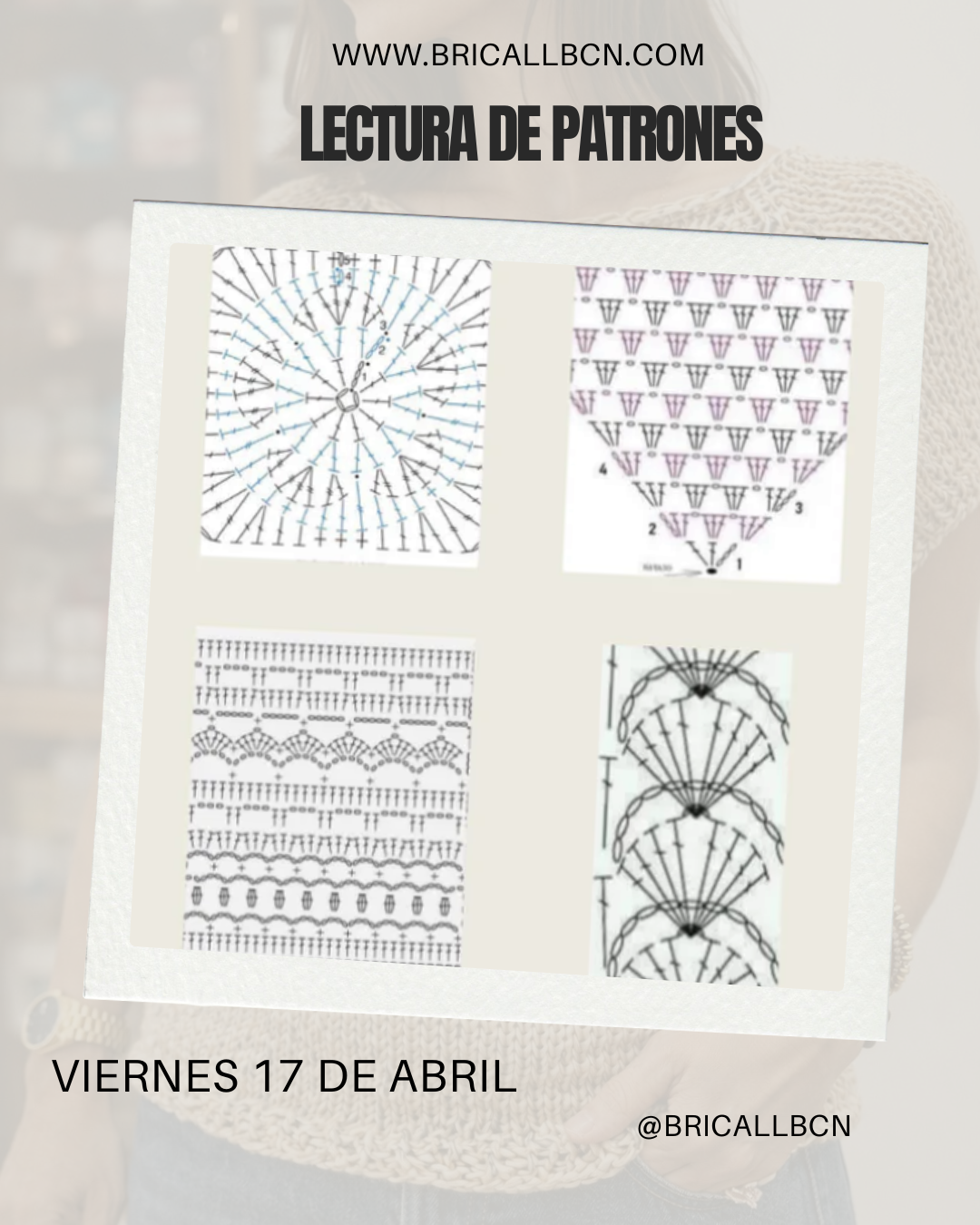 Taller - Lectura de patrones  - Viernes 17  Abril  de 17h a 20h
