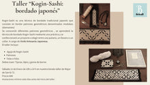 Cargar imagen en el visor de la galería, Taller “Kogin-Sashi: bordado japonés”   Sábado 11 de Enero
