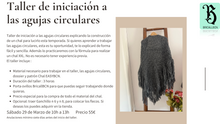 Carregar imatge al visor de la galeria, Taller - Iniciación a las agujas circulares - Sábado 29 de Marzo de 10h a 13h.
