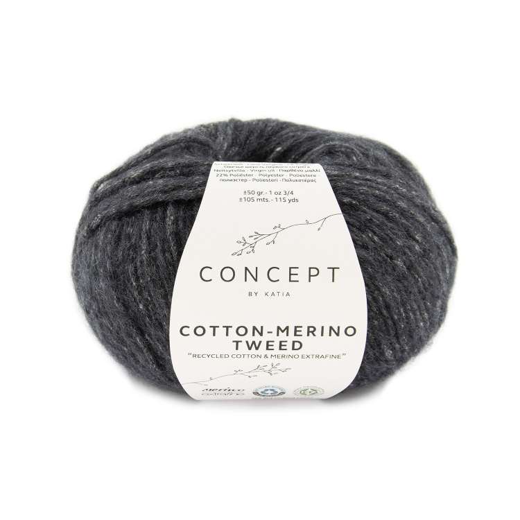 KATIA  COTTON MERINO TWEED