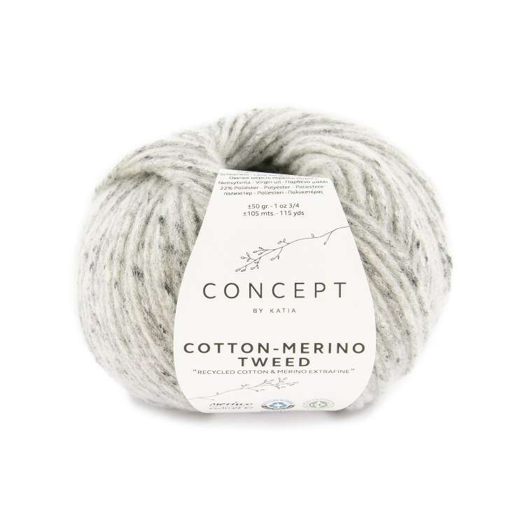 KATIA  COTTON MERINO TWEED