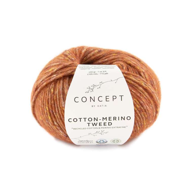KATIA  COTTON MERINO TWEED