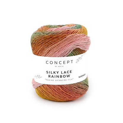 KATIA CONCEPT SILKY LACE RAINBOW