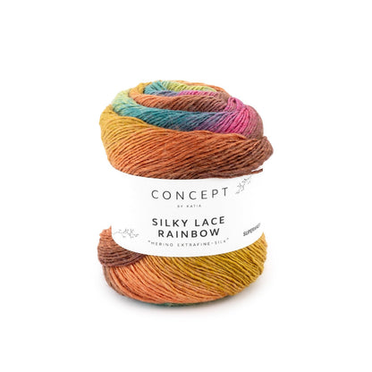 KATIA CONCEPT SILKY LACE RAINBOW
