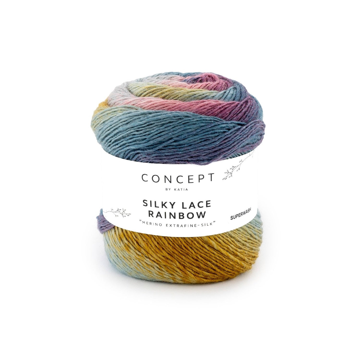 KATIA CONCEPT SILKY LACE RAINBOW
