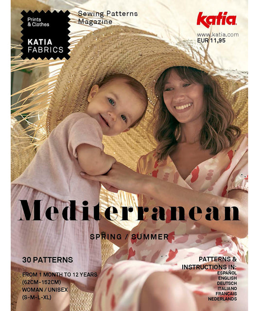 REVISTA KATIA Costura  Mediterranean 1 - Katia Fabrics - 30 Patrones