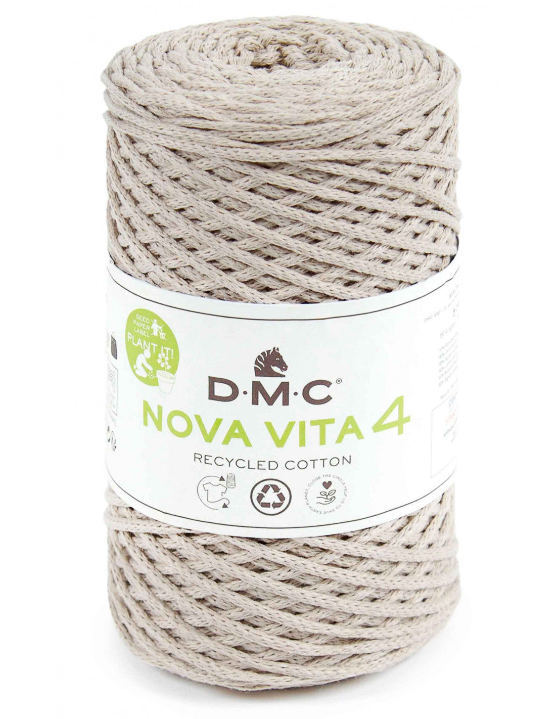 DMC NOVA VITA / ECO VITA 4 UNICOLOR - TUBO